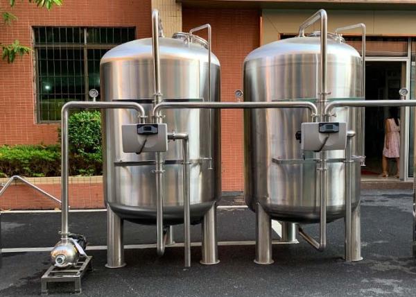 Quality High Desalination Rate Ion Exchange Water Treatment System With PLC Control for sale