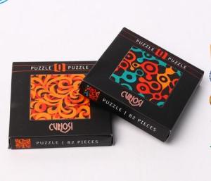 Custom die-cut Printable Paper Cardboard Jigsaw Puzzle Wholesale