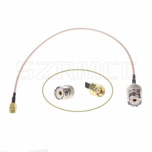 China RG316 RF Coaxial Cable , Handheld Radio Antenna SMA Male To Female Power Cord wholesale