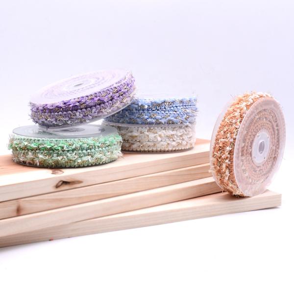 Custom Color 1.5cm Paper Material Crochet Braid Trim