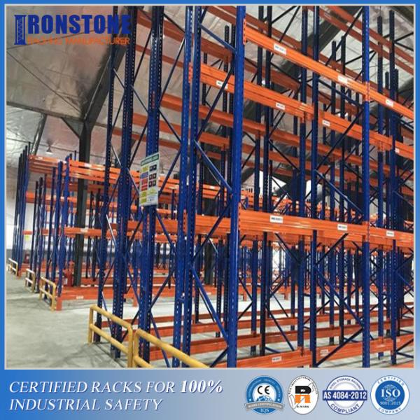 Quality Moderate Inventory Flow Double Deep Metal Rack For Safe Storage for sale
