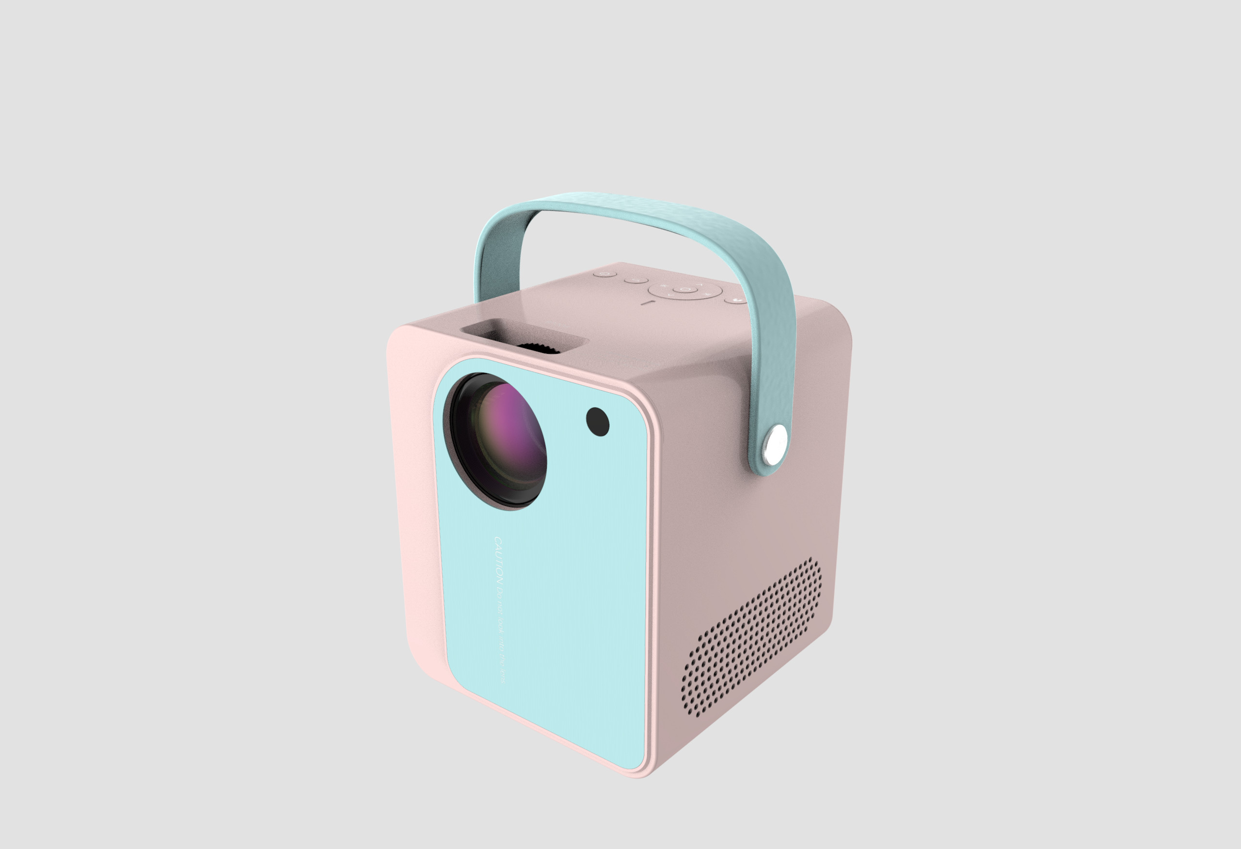 120 Lumens Portable Pc Projector HDMI LCD Pico Mini Led Projector Red