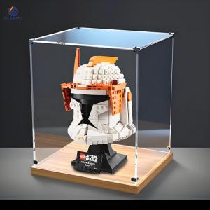 Clear Perspex Acrylic Display Box Tabletop Acrylic Case For Figures OEM Service