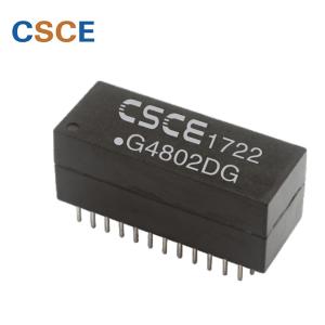 China 48 Pin Power Over Ethernet Transformer DIP 10 / 100 / 1000 Base - T ROHS Approved wholesale