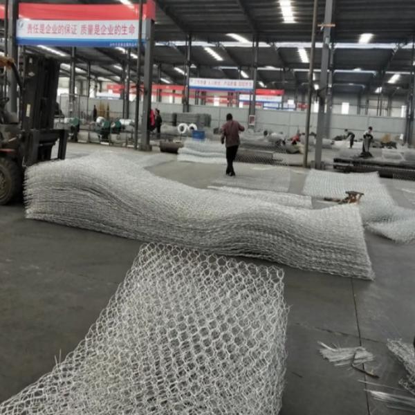 Hexagonal Hole Hot Dipped Galvanized Gabion Stone Cage