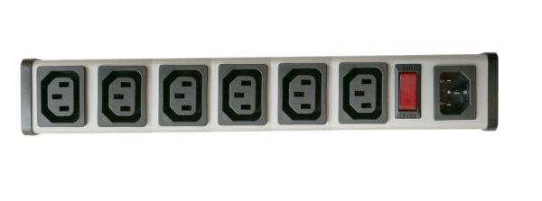 UL C-UL list IEC 6Way PDU Power Distribution Unit , Outlets Power Strip with