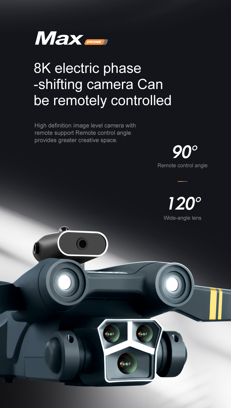 W17Hw Waypoint Flight Planning Drone 60MIN Charging Time Beginner Drones for Slow Descending Landing and Event Coverage