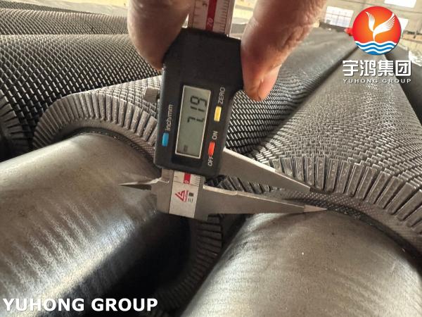 Quality ASTM A335 P11 Serrated Fin Tube With Gr.11 Fin For Power Plant Boilers And Superheaters for sale