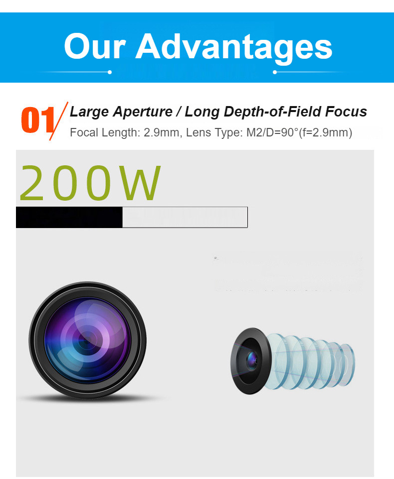HK5M-H207.1 Wide Dynamic Industrial Grade Face Recognition Comparison Camera Module