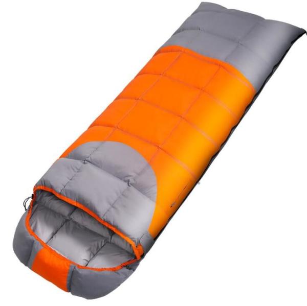 Quality Grid Design Water Resistant Down Sleeping Bag Four Season Type Warm for sale