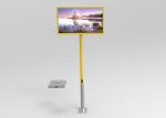 Customized design LCD MONITOR golden color frame for casion table casion trend