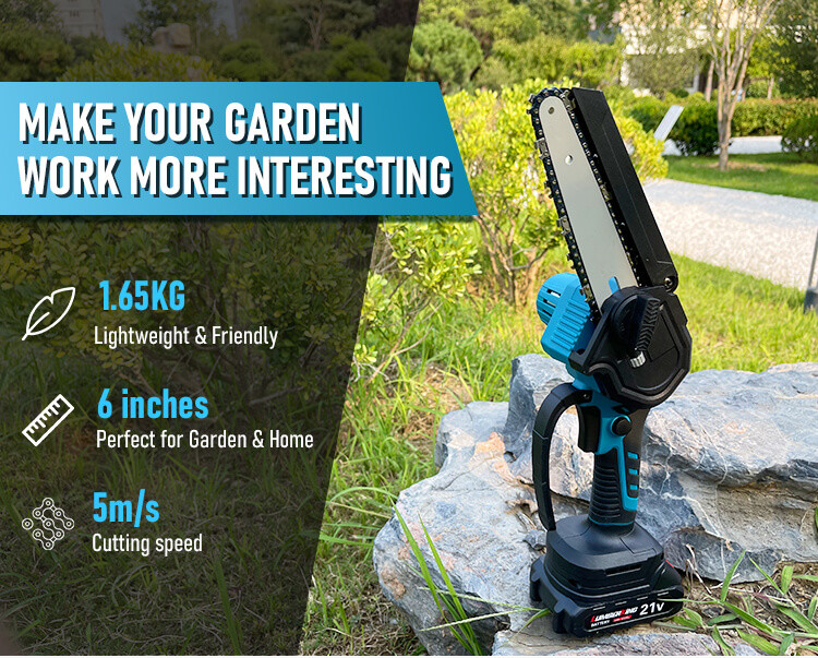 Brushless Small Electric 6inch Chainsaw Telescopic With Extender Pole
