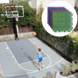 China Slip Resistant Interlocking Backyard Court Tiles Indoor Outdoor Sports Tiles wholesale