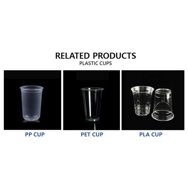 Disposable 20oz PLA Clear Cup With Lid Customized Logo Acceptable