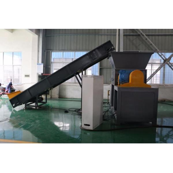 Industrial Waste Bottle Bag Strap Recycling Double Shaft Metal Plastic Shredder for Sale