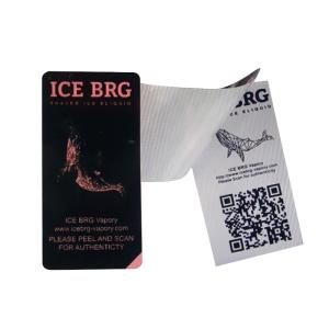 China Custom Order Double Layer Labels in Box Packaging Type without Removable wholesale