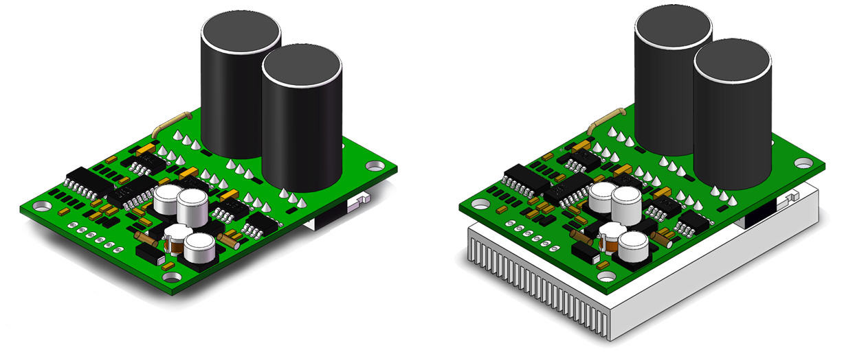 15A Current sensorless Bldc Motor Controller , underwater propeller driver board