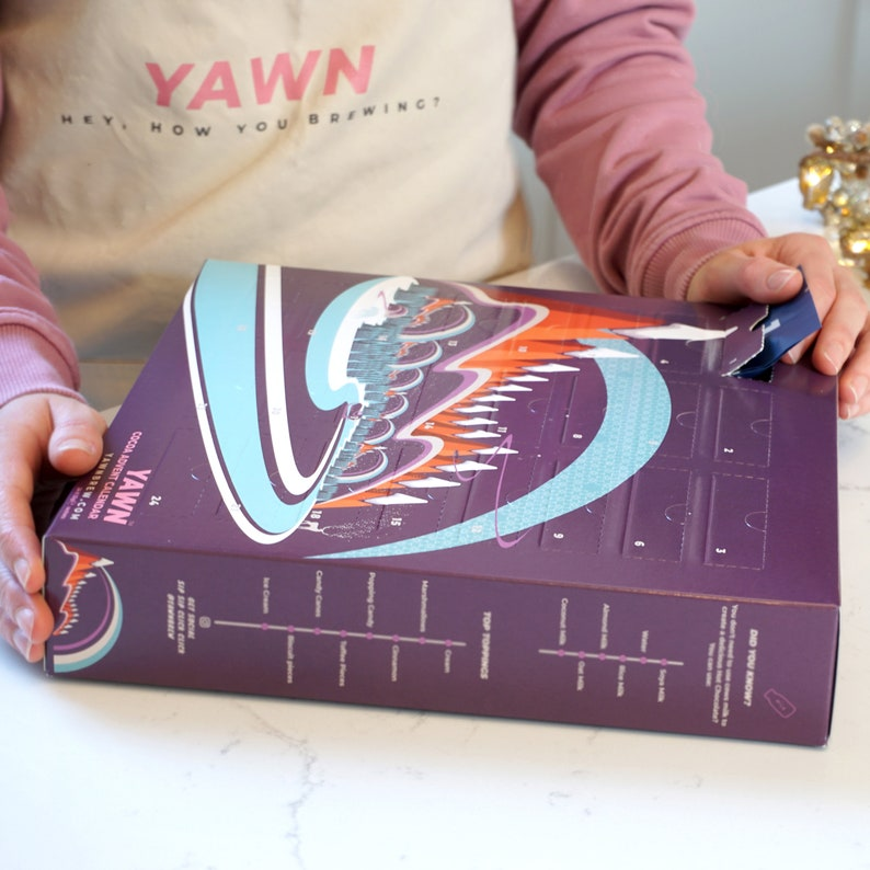 OEM Recyclable Christmas Countdown Gift Box , Leakproof Empty Advent Calendar Boxes