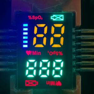 China Hot Sale Ultra Thin 2.8mm ONLY Customized Red SMD LED Display For Finger Pulse Oximeters wholesale