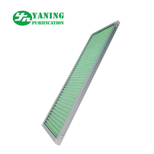Mini Pleat Pre Air Filter Aluminum Frame Ventilation System Primary Filtration Applied