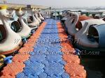 Modular floating pontoon dock system