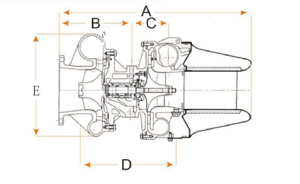 IHI MAN RH Series Marine Diesel Engine Turbocharger For Marine Industry