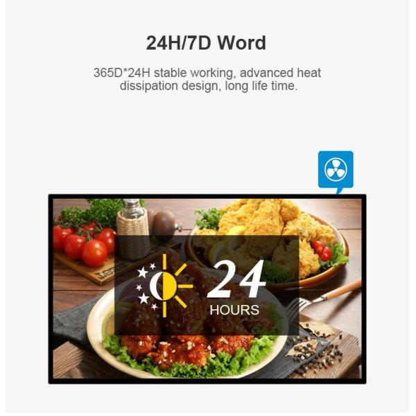 HD1080P Touch Digital Display Screen Signage Menu Boards 1920x1030