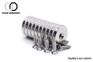 China N35 - N52 Grade Strong Permanent Magnet Customized Different Pot Shape wholesale