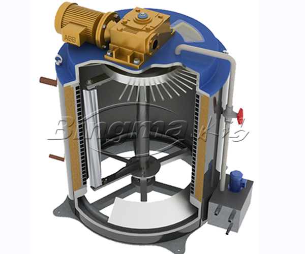 2T/24H Industrial Ice Flake Making Machine for Fishing Copper Plated Nickel Ice Mold