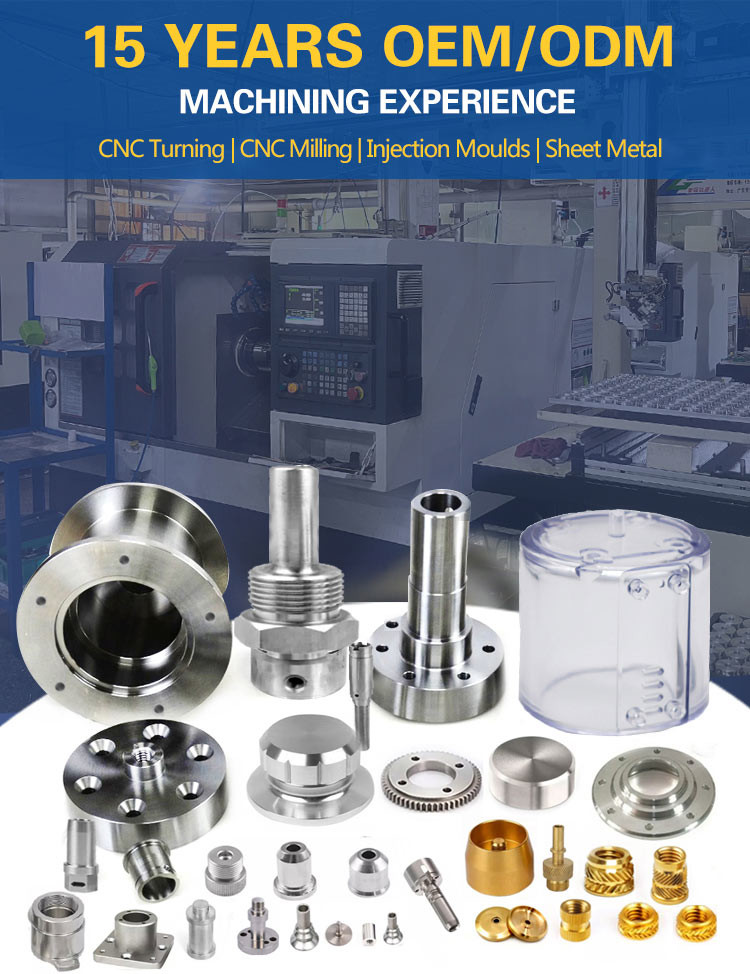 PC PE PP Plastic Injection Mould CNC Machining Service Metal Accessories