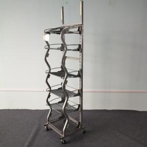 China Six Layers Custom Wire Display Racks Floor Type L*W*H 700*600*1000 Size wholesale
