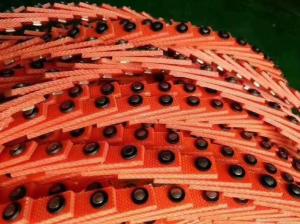 Open Type T Link Belt , PU Low Stretch Adjustable V Belts No Lubrication Required