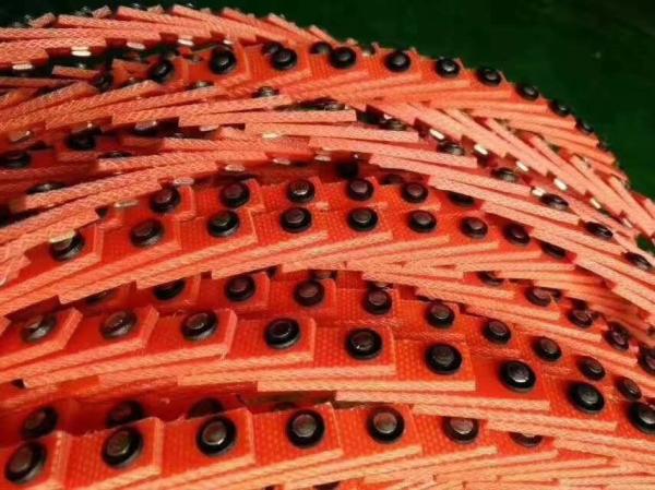 Quality Open Type T Link Belt , PU Low Stretch Adjustable V Belts No Lubrication Required for sale