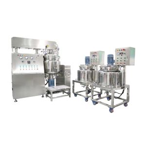 China 200L Hydraulic Lifting Vacuum Emulsifying Machine Ointment Homogeneous Lotion Mixer wholesale