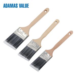 China Paint brush long handles,angled paint brush,paint brush filament with long wooden handle wholesale