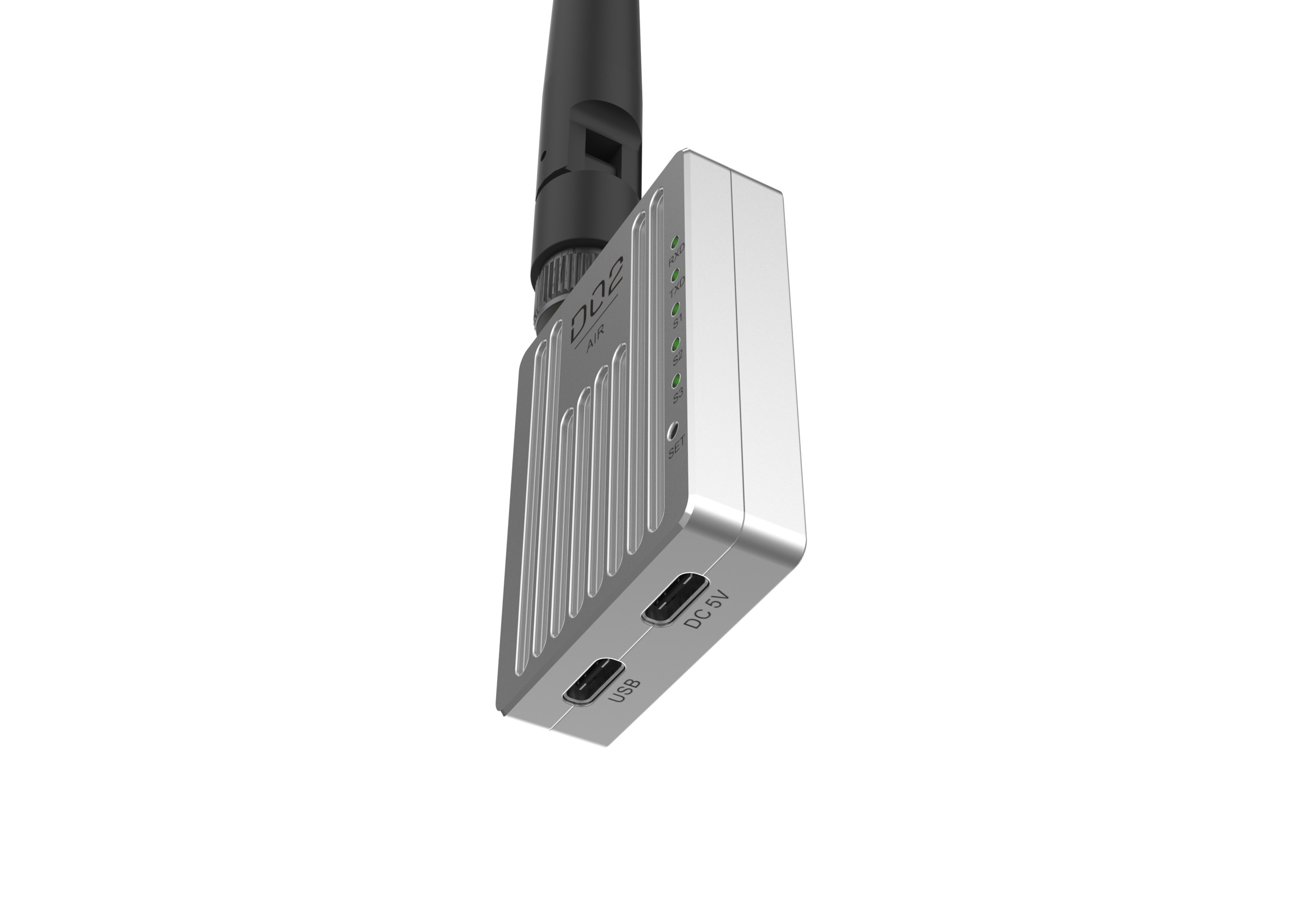 D02 data link has three frequency bands and supports point-to-multi, relay and point-to-multi modes with 30km range.