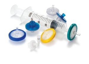 China 33mm PES Laboratory Syringe Filters 0.22μm Pore Size Disposable HPLC Syringe Filter wholesale