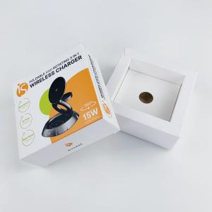 China Custom logo Folding Mobile Phone Stand Paper Box Lazy-angle Stand packaging box with paper tray for Video Recording Packaging wholesale