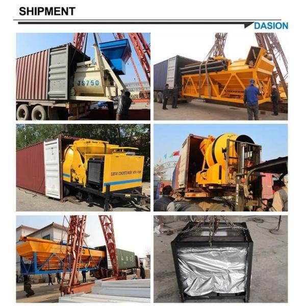 Construction Equipment Automatic Concrete Batching Plant Stable Performance