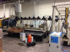China 3 Layers Foam PP Sheet Extrusion Line / Extruder Machine For Stationery Application wholesale