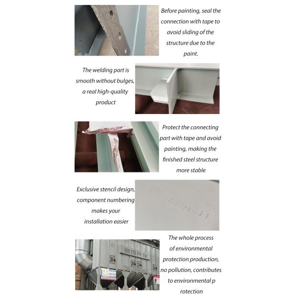 Customized Durable Steel Structure Shed Workshop / Hangar / Hall Buildings