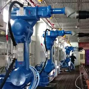 China 6 Axis Automatic Industrial Yaskawa Painting Robot Automobile Parts Wheel Surface Painting Robot Arm wholesale