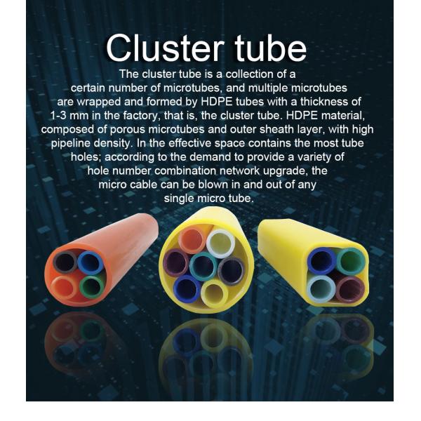 PE 3.5mm Micro Optical Cable Tubes For Air Blowing Fiber Cable
