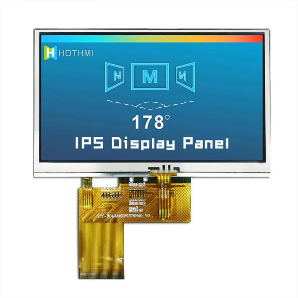 4.3 Inch TFT LCD Display Module | Resistive Touchscreen With ST7262 Controller