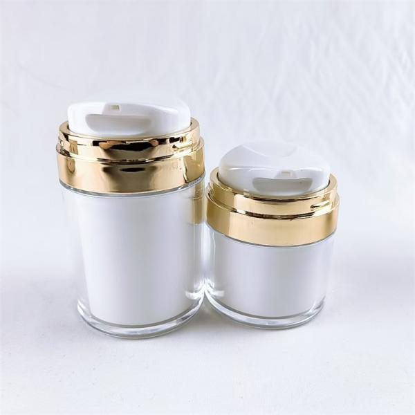 50ml Cosmetic Packaging Plastic Acrylic Airless Pump Cream Jar