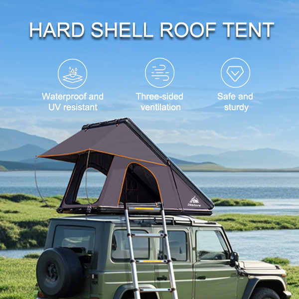 Customized Light Weight Car Roof Tent Overland 4x4 For 2 People