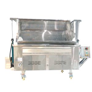 China Gas Fired Snack Automatic Frying Machine Stainless Steel Materials wholesale
