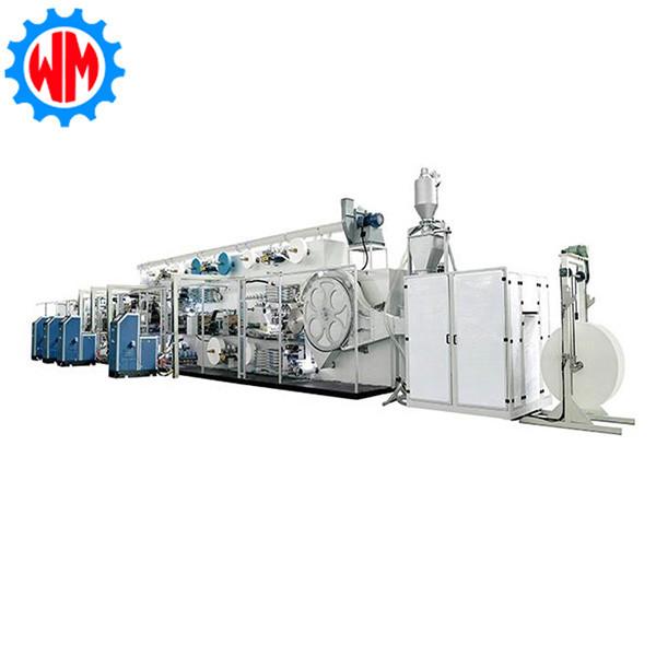Quality Full Servo Adult Diaper Making Machine Intelligent Control With Professional Certification for sale