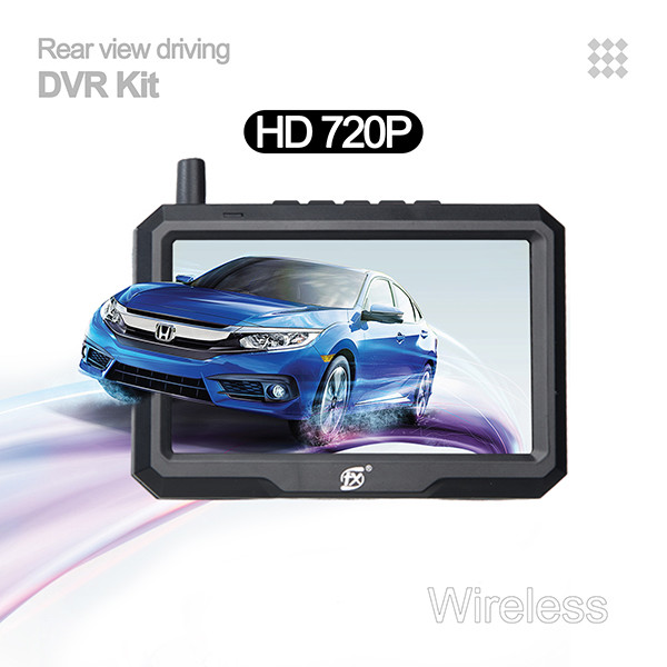 Wireless 5 Inch 300m 984ft DVR Backup Camera DVR Recording Kit