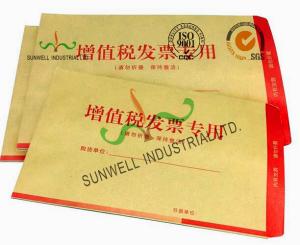 China Glossy Finish Custom Printed Envelopes , Personalized Business Envelopes wholesale